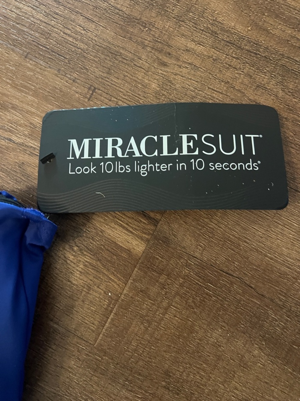 Miraclesuit Tulia Azul Blue One Piece Swimsuit Ruched Tummy Control NWT Size 14 - Picture 9 of 13